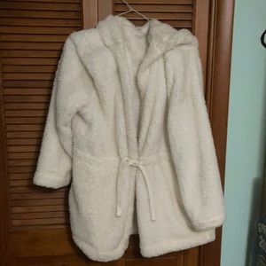 Fluffy winter coat